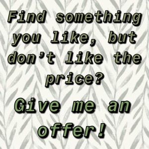 Give an offer!😁🤍